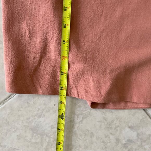 Ces Femme Dress Women’s size Small shapeless minimalist Orange peach pockets - Picture 7 of 9